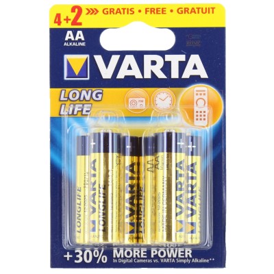 VARTA BATERIE LONGLIFE BATERII ALCALINE STYLUS PC-URI. 6