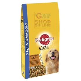 PEDIGREE CROCCHETTE PER CANI ADULT CON POLLO E VERDURE KG. 12+3