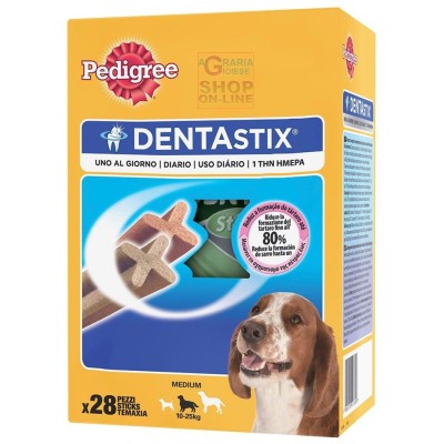 PEDIGREE DENTASTIX MED PER CANI DI TAGLIA MEDIA KG. 10-25 BUC.