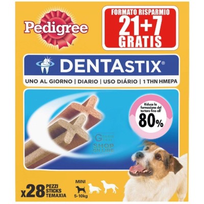 PEDIGREE DENTASTIX MINI PER CANI DI TAGLIA PICCOLA CUCCIOLI KG.