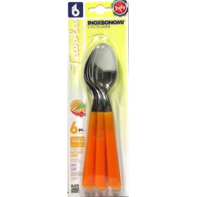 BONOMI SET CUCCHIAI DA TAVOLA 6 PEZZI IN ACCIAIO INOX MANICO