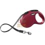 GUINZAGLIO AUTOMATICO FLEXI NEW CLASSIC A FETTUCCIA ROSSO KG.