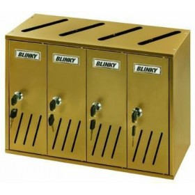 BLINKY CASELLARI POSTALI ALU BRONZO K-4 SR.4 42X17,5 X30 27358-04/7 BLINKY CASELLARI POSTALI ALU BRONZO K-4 SR.4 42X17,5 X30