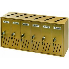 BLINKY CASELLARI POSTALI ALU BRONZO K-6 SR. 6 62X17,5X30 27358-06/1 BLINKY CASELLARI POSTALI ALU BRONZO K-6 SR. 6 62X17,5X30