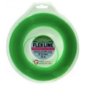 SÂRMĂ PENTRU BRUSHCUTTER FLEXLINE QUADRO DA mm. 3 mt. 60