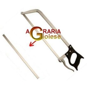 LAMA DI RICAMBIO PER SEGA MACELLAIO INOX CON ATTACCO RAPIDO CM. 40 LAMA DI RICAMBIO PER SEGA MACELLAIO INOX CON ATTACCO RAPIDO CM.