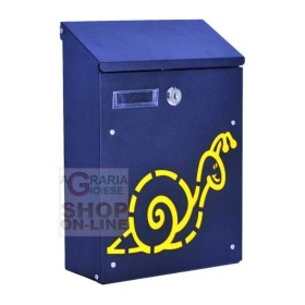 BLINKY CASSETTA PER LETTERE SOLE IN ACCIAIO NERO CM. 21X8,5X30H BLINKY CASSETTA PER LETTERE SOLE IN ACCIAIO NERO CM. 21X8,5X30H
