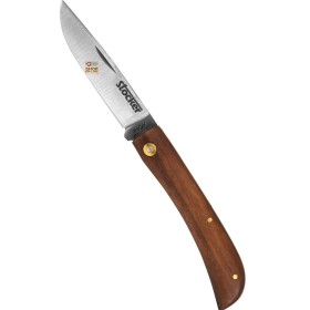 STOCKER COLTELLO CHIUDIBILE DA CACCIA L MANICO IN LEGNO LAMA INOX CM. 10 STOCKER COLTELLO CHIUDIBILE DA CACCIA L MANICO IN LEGNO LAMA
