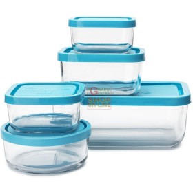 BORMIOLI CONTAINER DIN STICLĂ FRIGOVERRE CM. 15 x 6.5h BORMIOLI CONTAINER DIN STICLĂ FRIGOVERRE CM. 15 x 6.5h