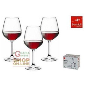 BORMIOLI SET 6 BICCHIERI CALICE IN VETRO DIVINO PER VINO ROSSO CL. 53 BORMIOLI SET 6 BICCHIERI CALICE IN VETRO DIVINO PER VINO ROSSO