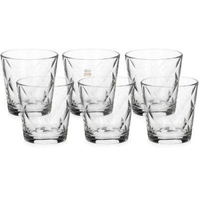 BORMIOLI SET 6 BICCHIERI IN VETRO PER ACQUA MOD. KALEIDO CL. 24