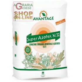 SUPER AZOTEK N 32 CONCIME ORGANO MINERALE AZOTATO (S7) kg. 25 SUPER AZOTEK N 32 CONCIME ORGANO MINERALE AZOTATO (S7) kg. 25