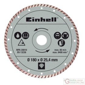Lama Einhell Diamond 180 x 25 4 x 2 2mm turbo Lama Einhell Diamond 180 x 25 4 x 2 2mm turbo