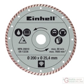 Lama Einhell Diamond 200 x 25 4 x 2 2mm turbo Lama Einhell Diamond 200 x 25 4 x 2 2mm turbo