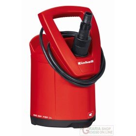 Einhell Pompa a fondo piatto per acque chiare GE-SP 750 LL watt. 750 Einhell Pompa a fondo piatto per acque chiare GE-SP 750 LL
