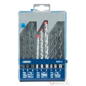 Einhell Set 9 pz. punte combinate HSS per Muro Legno e metallo Einhell Set 9 pz. punte combinate HSS per Muro Legno e metallo