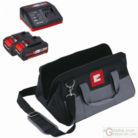 Einhell Set utensili avvitatore impulsi e avviatore batteria 2 batterie 18v 1,5ah TE-TK 18 Einhell Set utensili avvitatore impulsi e avviatore batteria 2