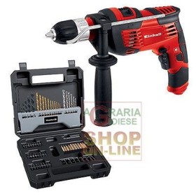 Einhell Trapano elettrico a percussione TH-ID 720 con kit watt 720 Einhell Trapano elettrico a percussione TH-ID 720 con kit watt