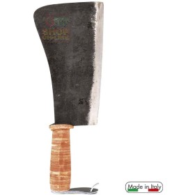 VERDEMAX MANNARETTA CON MANICO IN CUOIO CM. 23 VERDEMAX MANNARETTA CON MANICO IN CUOIO CM. 23