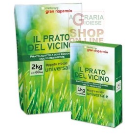 SEMI DI PRATO UNIVERSALE IL PRATO DEL VICINO KG. 1 SEMI DI PRATO UNIVERSALE IL PRATO DEL VICINO KG. 1