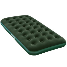 Bestway 67447 Materasso gonfiabile singolo flocculato verde outdoor campeggio cm. 188x99x22h Bestway 67447 Materasso gonfiabile singolo flocculato verde