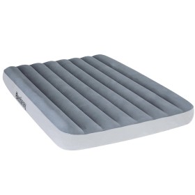 Bestway 67540 Materasso doppio gonfiabile flocculato grigio outdoor campeggio cm. 191x137x25h Bestway 67540 Materasso doppio gonfiabile flocculato grigio