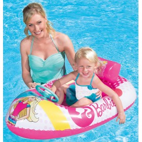 Bestway 93204 canotto piccolo per bambini Barbie con volante cm. 114x74 Bestway 93204 canotto piccolo per bambini Barbie con volante