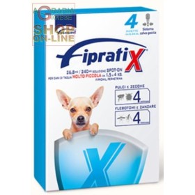 FIPRATIX SPOT-ONE ANTIPARAZITARRIO PENTRUANI DE TAGKG LIA FOARTE MICI. 1,5 până la 4 buc. 4 FIPRATIX SPOT-ONE ANTIPARAZITARRIO PENTRUANI DE TAGKG LIA