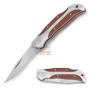 BETA COLTELLO CON MANICO IL LEGNO LAMA IN ACCIAIO INOX CM. 17