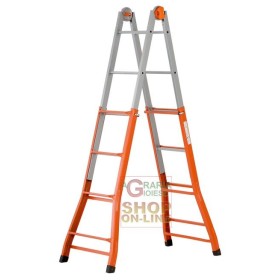 GIERRE PEPPINA SCALA TELESCOPICA DIN OTEL MEDIU EXTENSIBIL ACAL100 4+4 GRADINI GIERRE PEPPINA SCALA TELESCOPICA DIN OTEL MEDIU EXTENSIBIL