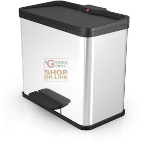 HAILO OKO TRIO 33 COȘ DE GUNOI CU 3 CONTAINERE CU PEDALE PENTRU COLECTARE DIFERENȚIATĂ HAILO OKO TRIO 33 COȘ DE GUNOI CU 3 CONTAINERE CU PEDALE PENTRU