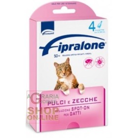 FIPRALONE SPOT-ONE ANTIPARAZITARRIO PENTRU PISICI 4 PIPETE FIPRALONE SPOT-ONE ANTIPARAZITARRIO PENTRU PISICI 4 PIPETE