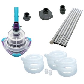 ASPIRATORE PER FONDO PISCINA A SPINTA MANUALE ROTANTE A 360 GRADI CON ASTA TELESCOPICA ASPIRATORE PER FONDO PISCINA A SPINTA MANUALE ROTANTE A 360
