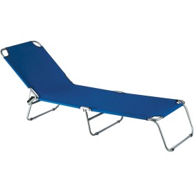 ȘEZLONG IA katiaSOLE ÎN OȚEL ALBASTRU PENTRU CAMPING PISCINĂ MARE ȘEZLONG IA katiaSOLE ÎN OȚEL ALBASTRU PENTRU CAMPING PISCINĂ