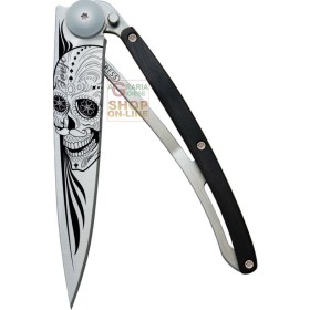 DEEJO TATUAJ 37G CRANIU LATINO GRANADILLA LEMN PLIABIL LAMA CMdin oțel inoxidabil . 20,5 DEEJO TATUAJ 37G CRANIU LATINO GRANADILLA LEMN PLIABIL LAMA