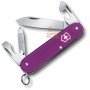 VICTORINOX MULTIUSO CADET MM. 84 GUANCE ALOX STEEL VIOLA