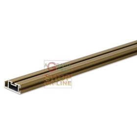 PROFIL DE ALUMINIU PENTRU PLASE DE ȚÂNȚARI IRS CLARISSA H. 2 MT. BRUN PROFIL DE ALUMINIU PENTRU PLASE DE ȚÂNȚARI IRS CLARISSA H. 2