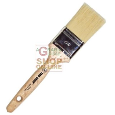 TORO PENNELLESSA MISTA CON MANICO IN LEGNO S.124 MM. 60