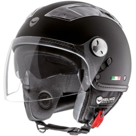 MOTOCICLETA HELMO TURBINA CASCA DEMI-JET CU VISIERA TAGLIA S AL