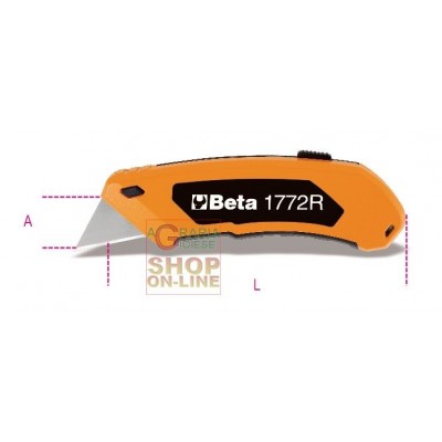 BETA ART. 1772R CUTTER TAGLIERINO A LAMA TRAPEZOIDALE CON 5