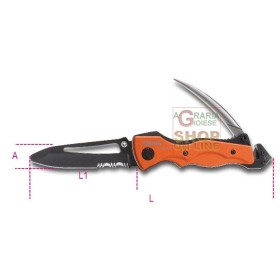 BETA ART. 1778SAFE COLTELLO A CON LAMA IN ACCIAIO TEMPERATO MM. 210 BETA ART. 1778SAFE COLTELLO A CON LAMA IN ACCIAIO TEMPERATO MM.