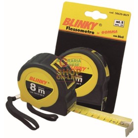 HU-FIRMA FLESSOMETRO GOMMATO CON BLOCK NASTRO MM. 16 MT. 3 BLINKY FLESSOMETRO GOMMATO CON BLOCK NASTRO MM. 16 MT. 3