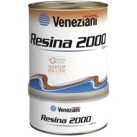 Veneziani RESINA 2000 RĂȘINĂ EPOXIDICĂ A + B DE PROTECȚIE PENTRU MOD DE LEMN. 6545.001 ML. 750 Veneziani RESINA 2000 RĂȘINĂ EPOXIDICĂ A + B DE PROTECȚIE