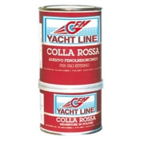 Veneziani YACHT LINE COLLA ROSSA MARINA ART. 450932 CU DOUĂ COMPOrășină lichidă NENTI și pulbere de întărire KG. 1 Veneziani YACHT LINE COLLA ROSSA MARINA ART. 450932 CU DOUĂ