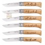 OPINEL SET 6 CUTITE N. 8 COLECTIA INOX ANIMAL