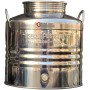 SUPERFUSTINOX CONTENITORE ACCIAIO INOX MOD. MILANO LT. 30 BASSO