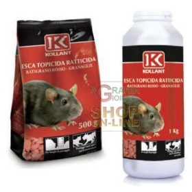 KOLLANT MOMEALĂ TOPICĂ OTRAVĂ RATTICIDA GRANULAR ROȘU KG. 5 KOLLANT MOMEALĂ TOPICĂ OTRAVĂ RATTICIDA GRANULAR ROȘU KG. 5