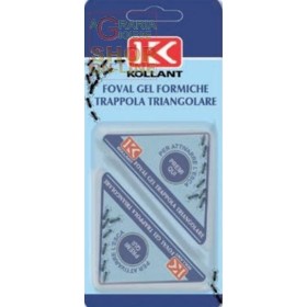 KOLLANT FOVAL GEL TRAPPOLA TRIANGOLARE PER FORMICHE PZ. 2 KOLLANT FOVAL GEL TRAPPOLA TRIANGOLARE PER FORMICHE PZ. 2