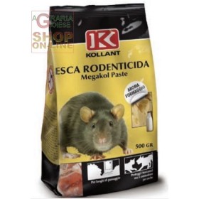 KOLLANT MEGAKOL PASTE ESCA FRESCA TOPICIDA VELENO PER TOPI GUSTO FORMAGGIO GR. 500 KOLLANT MEGAKOL PASTE ESCA FRESCA TOPICIDA VELENO PER TOPI