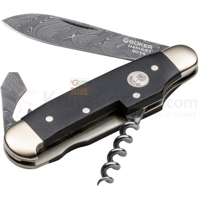 BOKER COLTELLO DAMAST JAHRESMESSERE CON LAMA DAMASCATA LIMITED